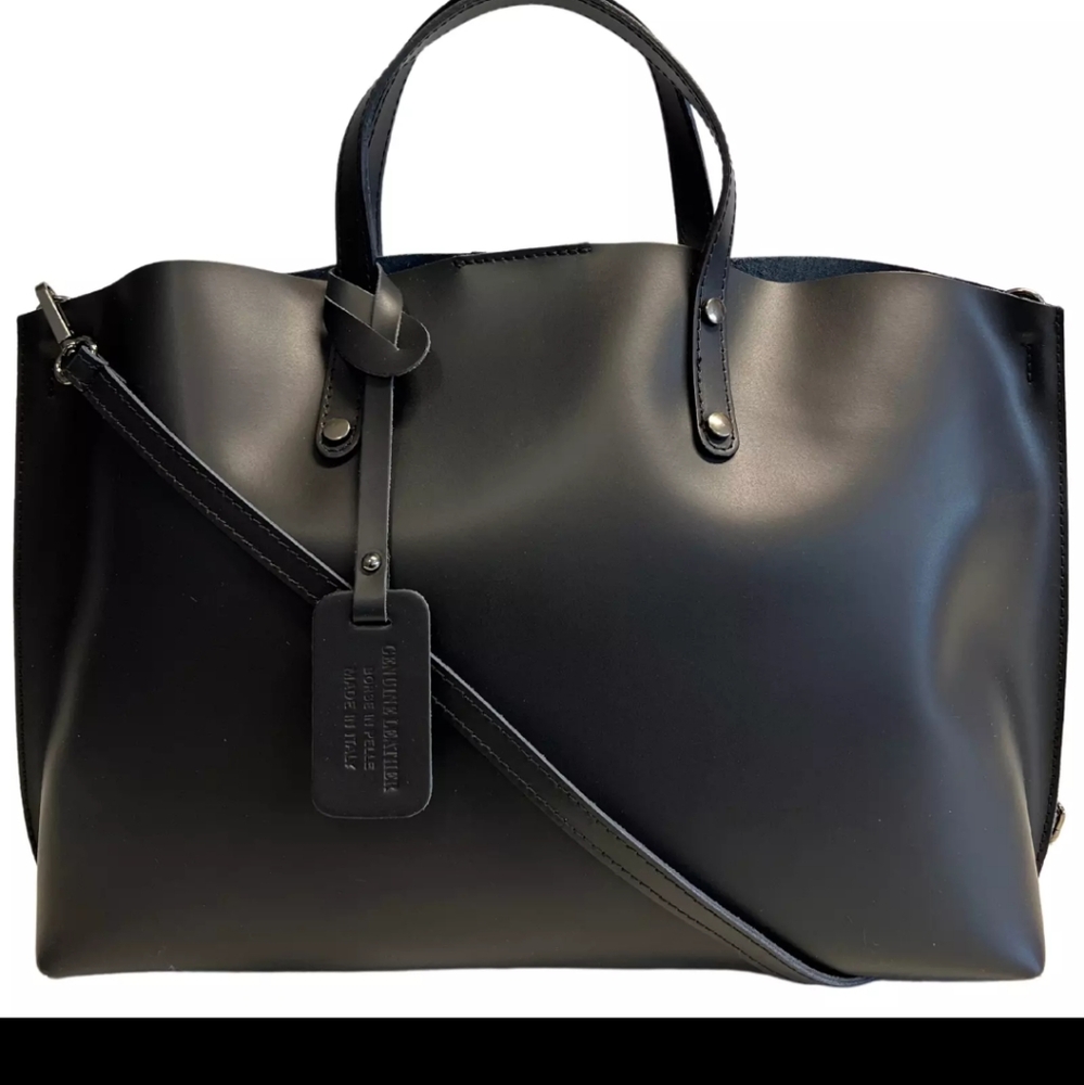 Borse In Pelle Unisex Leather Tote